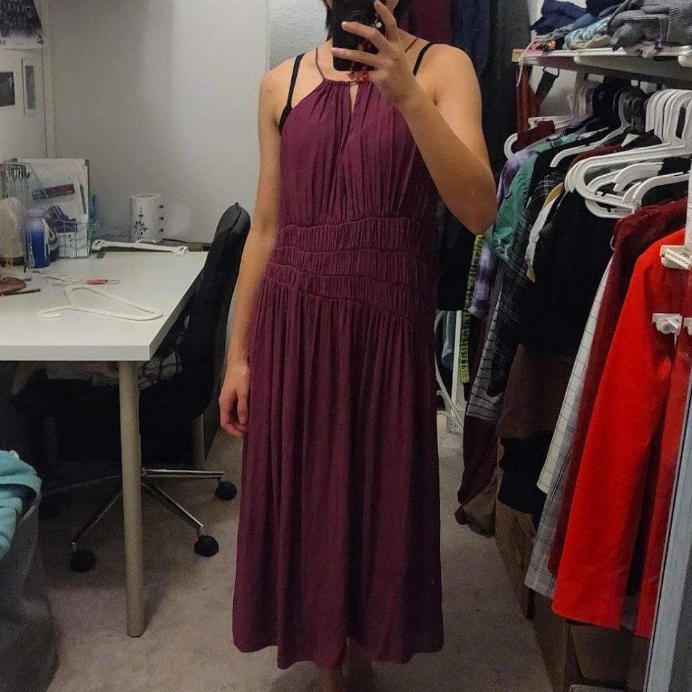 Moulinette Soeurs Maroon Dress, Size 6
